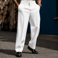 Calça Marcel™ em Alfaiataria Premium com Pregas Frontais / Elegância Discreta Para Produções Bem Alinhadas.