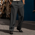 Calça Marcel™ em Alfaiataria Premium com Pregas Frontais / Elegância Discreta Para Produções Bem Alinhadas.
