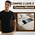Camisas Minimal Algodão Egípcio - COMPRE 3 LEVE 5